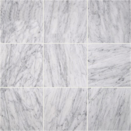 Msi Carrara White 18 In. X 18 In. Polished Marble Floor And Wall Tile, 6PK ZOR-NS-0060